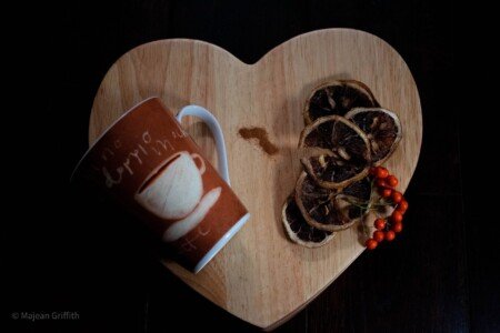 Heart shaped board